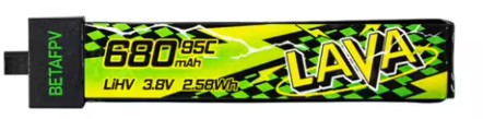 Batería 1S 680mAh FPV – BT2.0 MicroWhoop Power Series